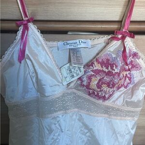 Dior Blush Pink Lace Chemise